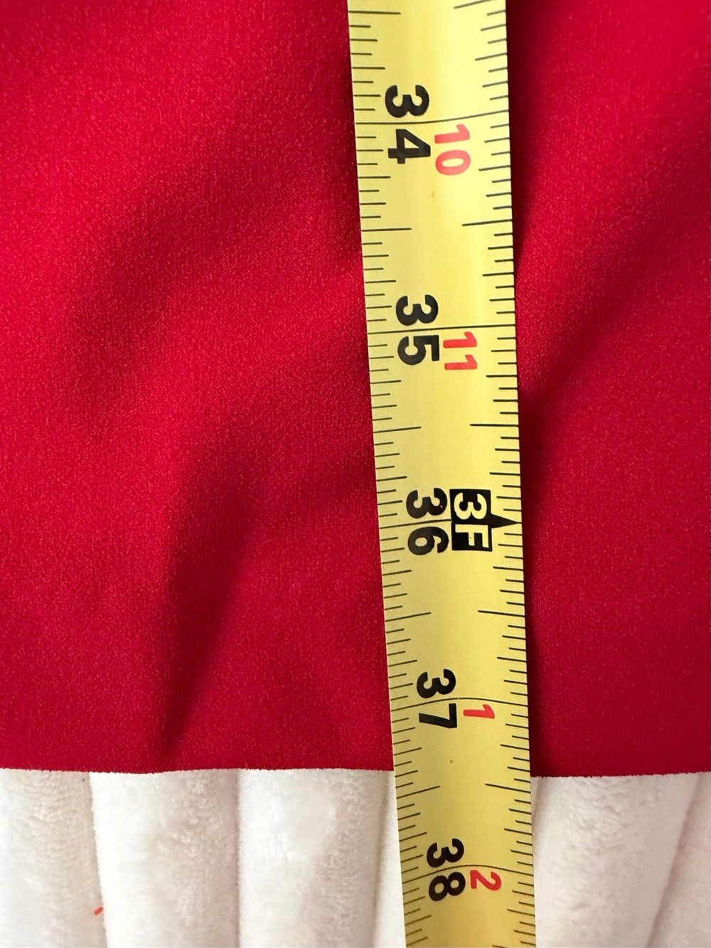 DKNY Red Long-Sleeve Twist-Front V-Neck Dress. Size 16 - Picture 7 of 8